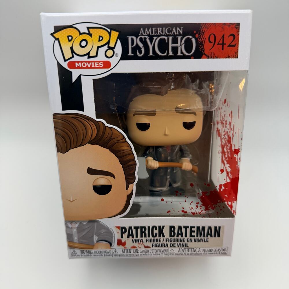 Funko Pop Patrick Bateman #942 American Psycho with Axe Vaulted
